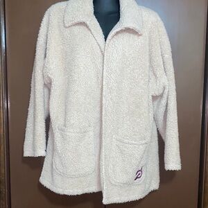 Peloton Cream Teddy Jacket